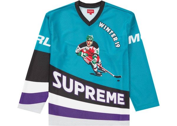Supreme Crossover Hockey Jersey Teal - StockX News