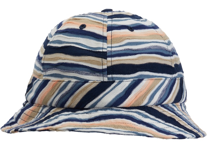 Supreme Textured Stripe Bell Hat Navy Fall/Winter 2019