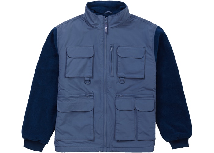 Supreme Upland Fleece Jacket Light Blue Fall/Winter 2019