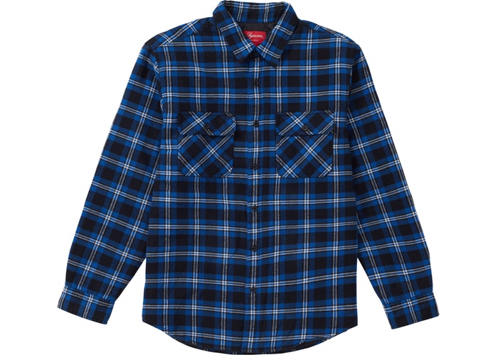 Supreme Arc Logo Quilted Flannel Shirt Black - StockX News