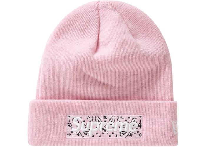 Supreme New Era Box Logo Beanie (FW19) Pink Fall/Winter 2019