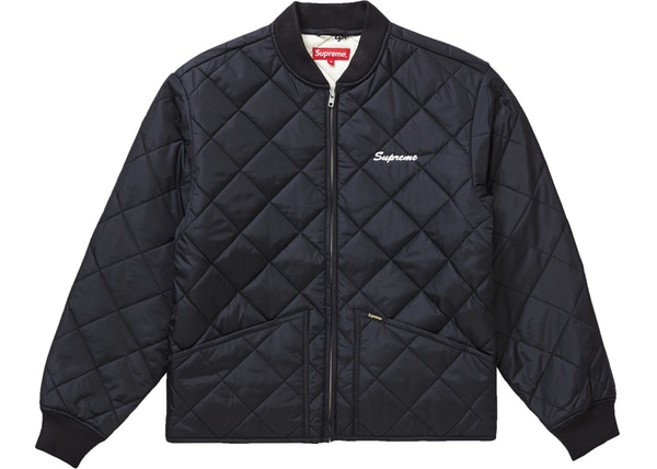 Supreme Spider Web Quilted Work Jacket-