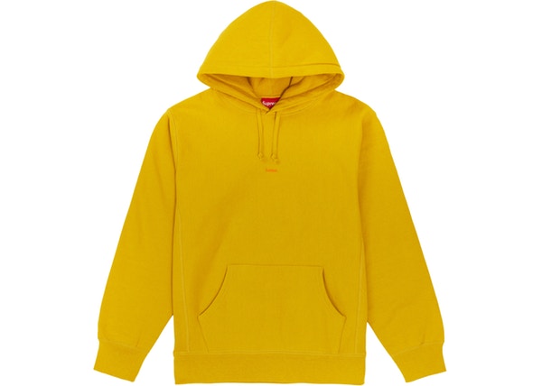 Supreme Micro Logo Hoodie Mustard - StockX News