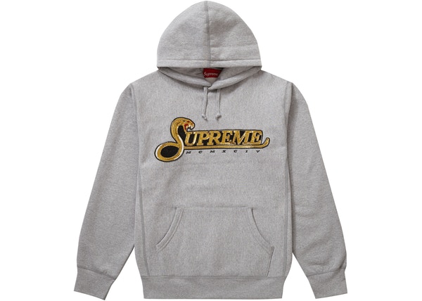 Supreme Viper Hoodie Heather Grey - StockX News