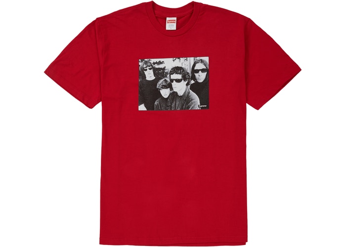 Supreme The Velvet Underground Tee Red Fall/Winter 2019