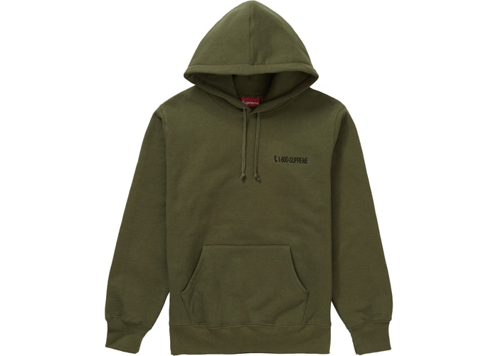 Supreme arm logo on sale hoodie