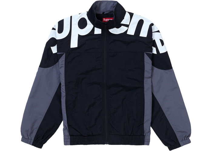 supreme 19aw logo track jacket-