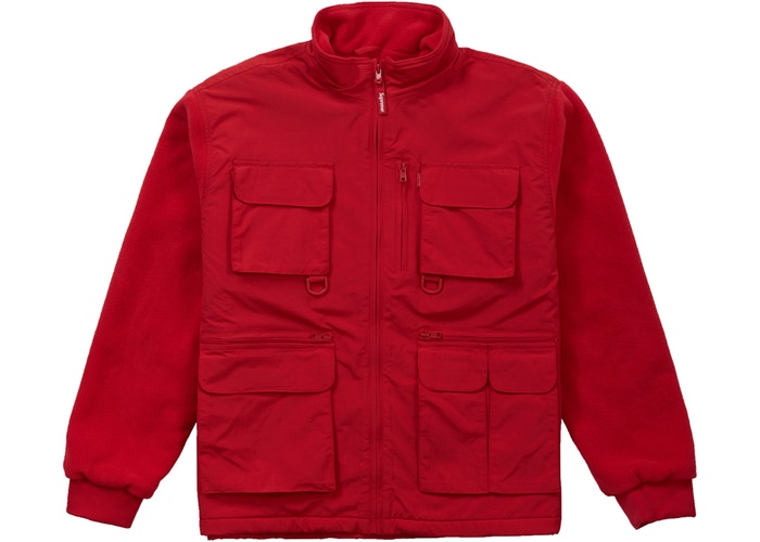 Supreme Upland Fleece Jacket Red Fall/Winter 2019