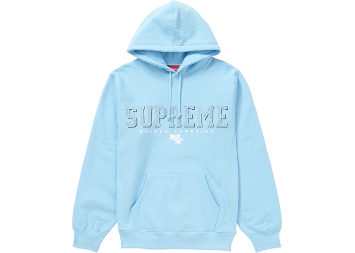 Supreme Gems Hooded Sweatshirt Ice Blue Spring/Summer 2020