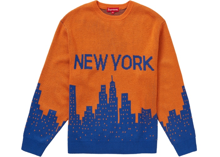 Supreme New York Sweater Orange Spring/Summer 2020