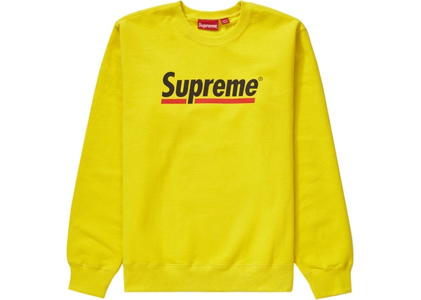 supreme underline crewneck sweatshirt