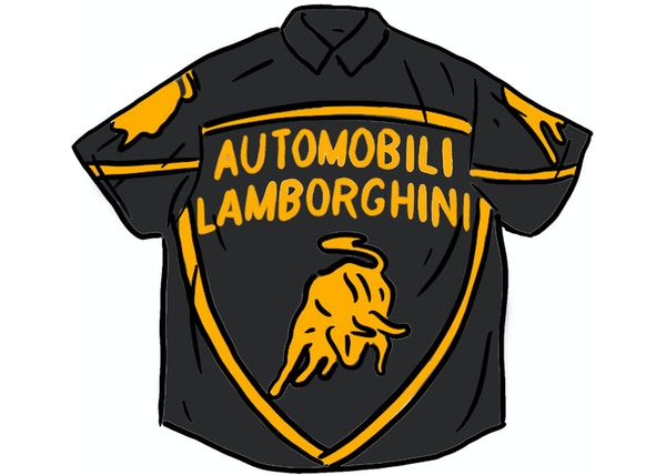 Supreme x best sale lamborghini t shirt