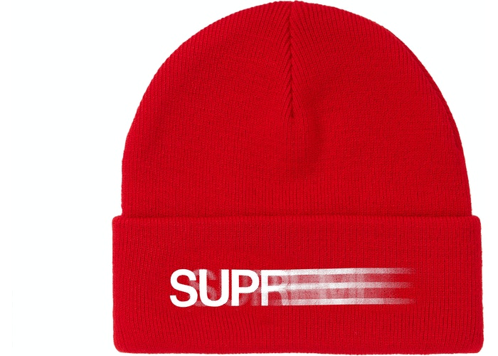 Supreme Motion Logo Beanie Red Spring/Summer 2020