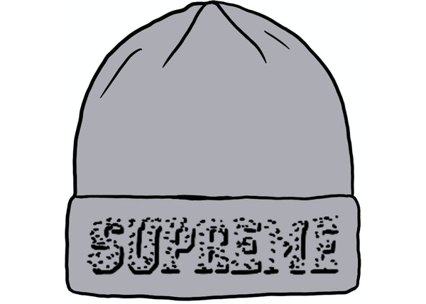 Supreme beanie grey - Gem