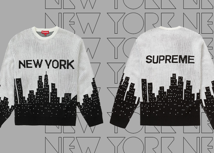 supreme NEW YORK SWEATER 2020