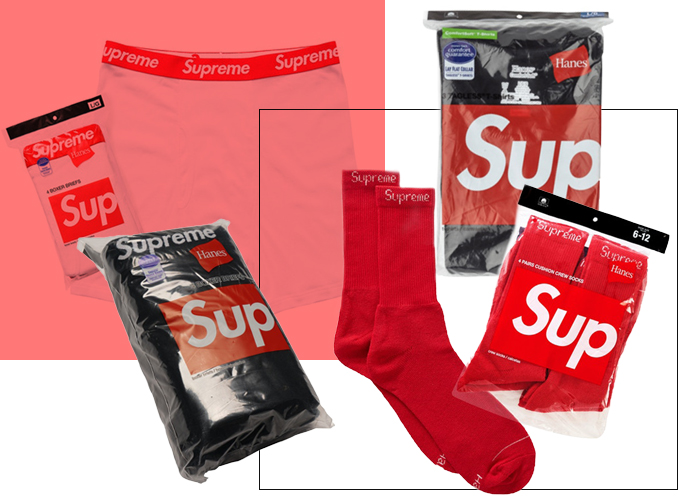 Supreme x Hanes Underwear and Socks Review/Unboxing and Pickups from Supreme  LA 
