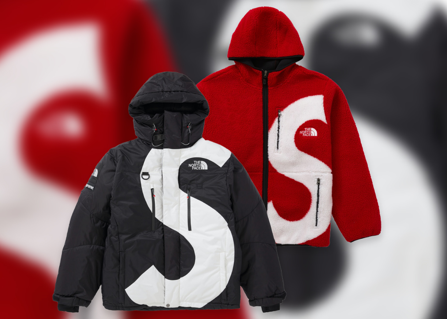 Supreme the north face S logo Fleece L - ブルゾン