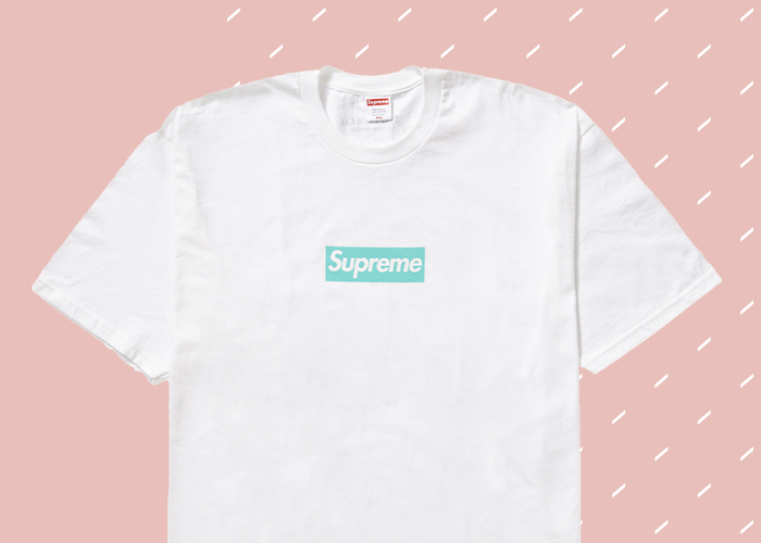 セール大人気 Supreme - supreme tiffany box logo tee Mの通販 by ...