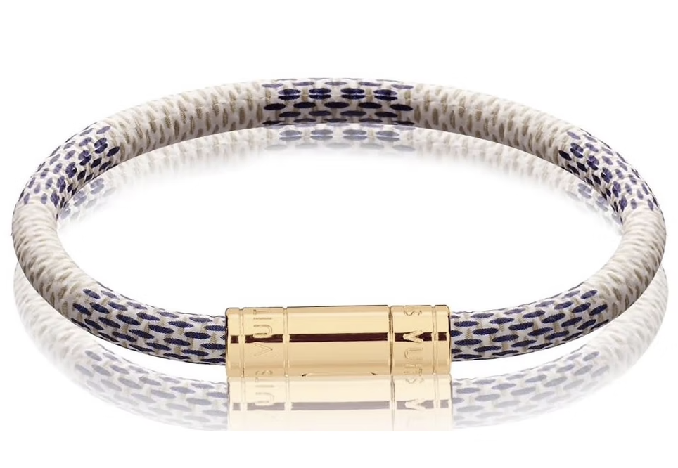 Louis Vuitton Damier Sign It Bracelet 2022 Ss, Grey