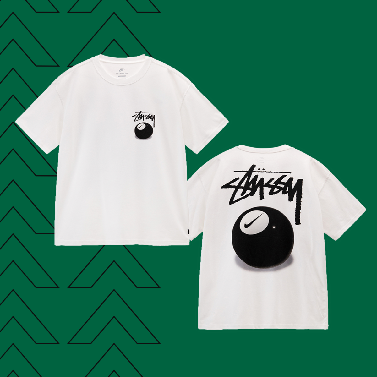 Stussy × Nike SS 8 Ball Tシャツ 白 - Tシャツ/カットソー(半袖/袖なし)