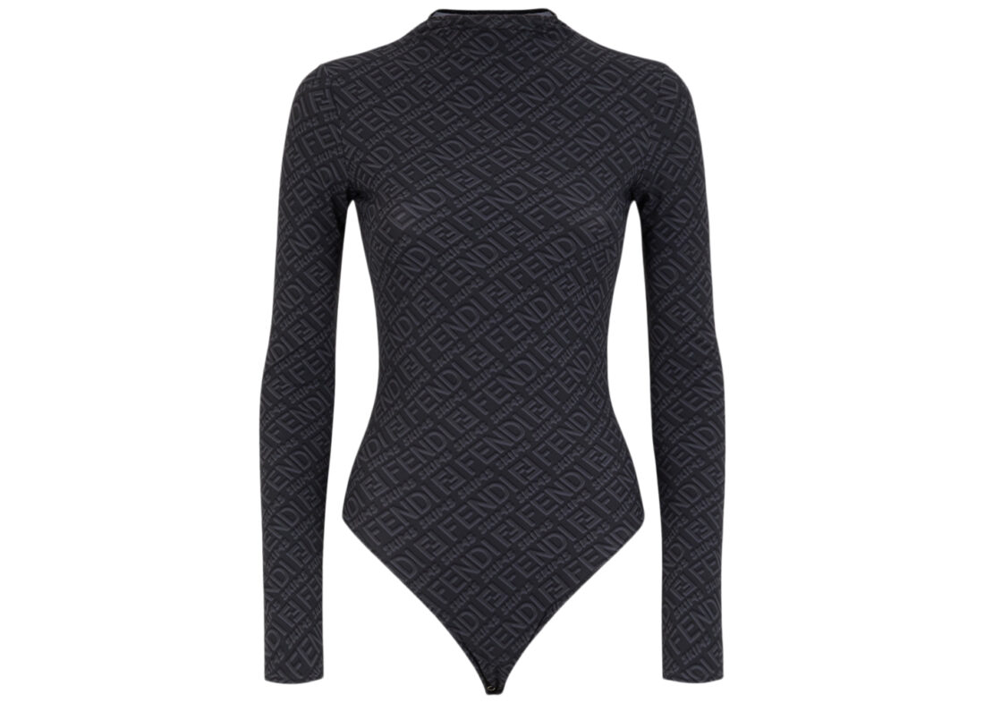 A Perfect Fit: Fendi x SKIMS Mock Neck Long Sleeve Bodysuit - StockX News
