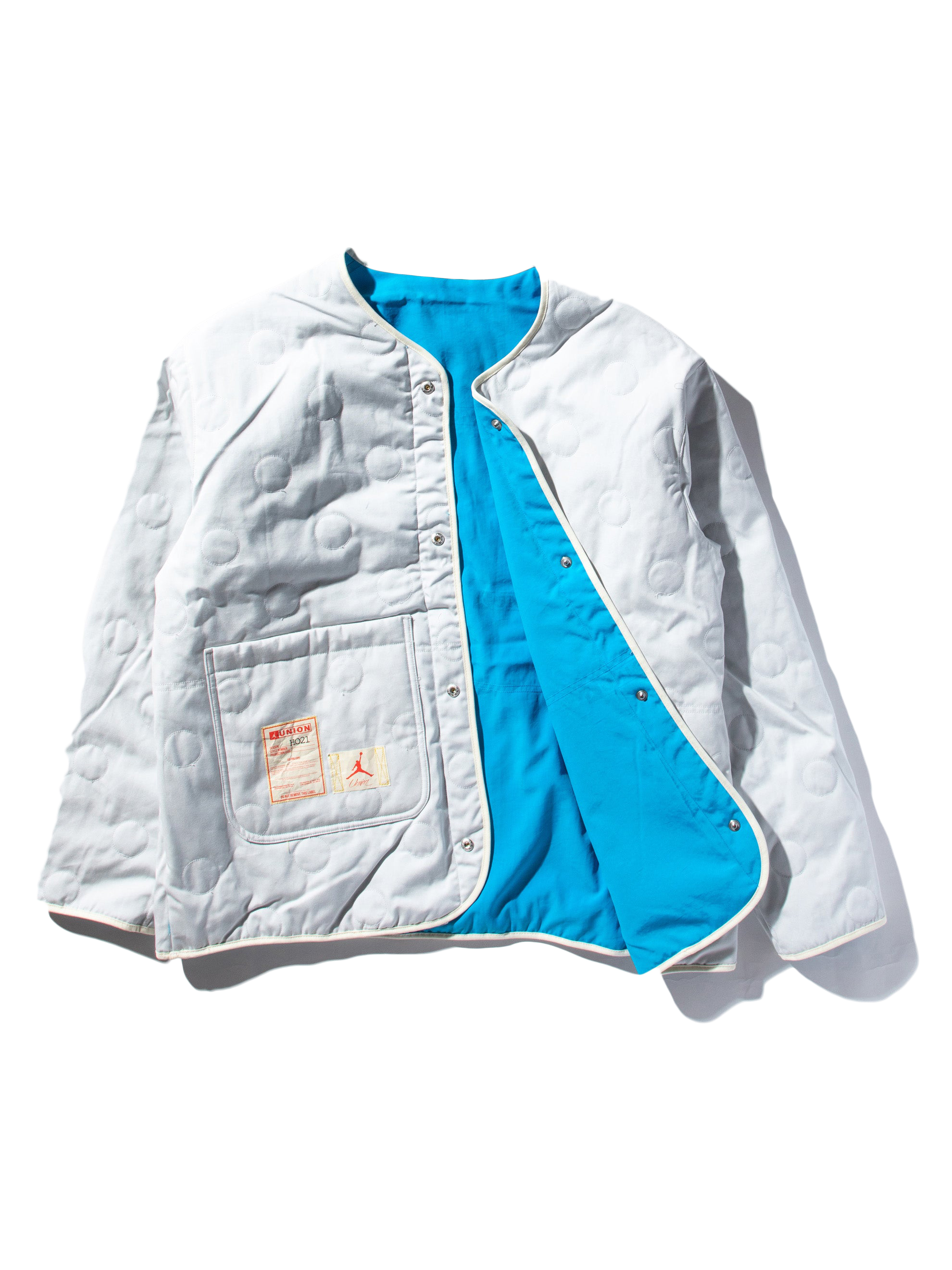 Jordan x Union M J LINER Jacket Equator Blue/Photon Dust - SS22