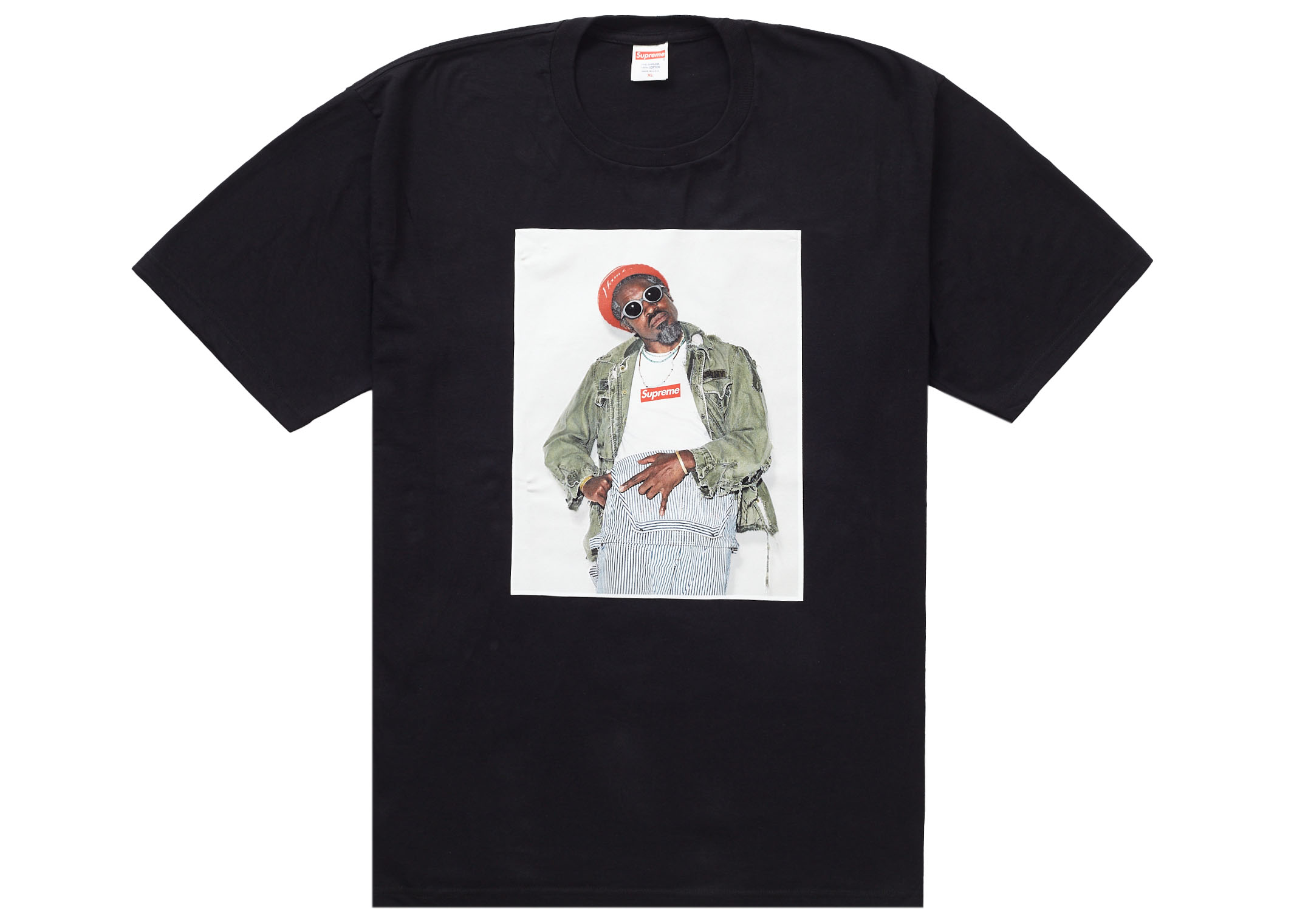 Supreme André 3000 Tee Black Men's - FW22 - US