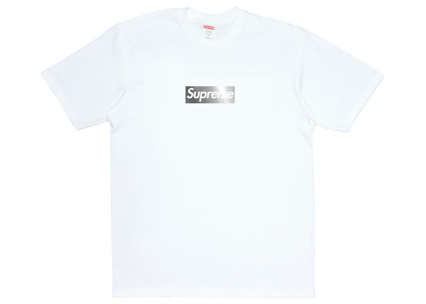 Supreme Chicago Box Tee White FW22 Men's - US